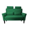 Sofa DENVER tkanina Welur noga drewniana