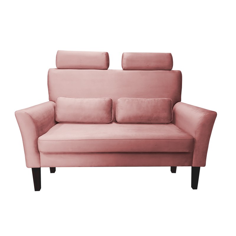 Sofa DENVER tkanina Welur noga drewniana