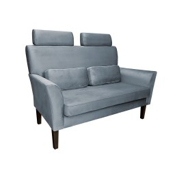 Sofa DENVER tkanina Welur noga drewniana