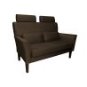 Sofa DENVER tkanina Welur noga drewniana