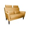 Sofa DENVER tkanina Welur noga drewniana