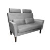 Sofa DENVER tkanina Welur noga drewniana