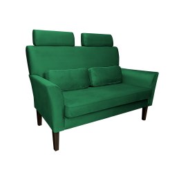 Sofa DENVER tkanina Welur noga drewniana