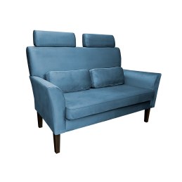 Sofa DENVER tkanina Welur noga drewniana