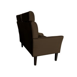 Sofa DENVER tkanina Welur noga drewniana