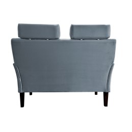 Sofa DENVER tkanina Welur noga drewniana