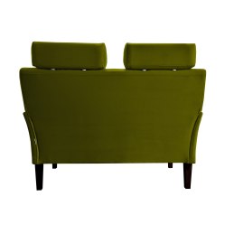 Sofa DENVER tkanina Welur noga drewniana