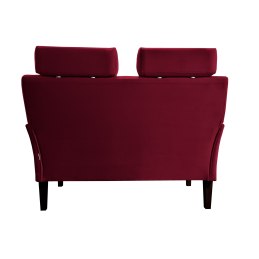 Sofa DENVER tkanina Welur noga drewniana