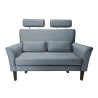 Sofa DENVER tkanina Welur noga drewniana