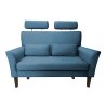 Sofa DENVER tkanina Welur noga drewniana