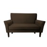 Sofa DENVER tkanina Welur noga drewniana