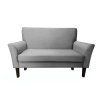 Sofa DENVER tkanina Welur noga drewniana