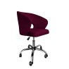 Fotel obrotowy AURA tkanina Welur krzesło biurowe
