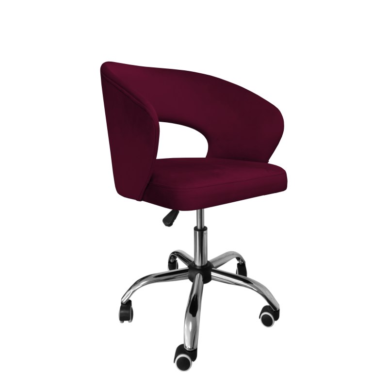 Fotel obrotowy AURA tkanina Welur krzesło biurowe