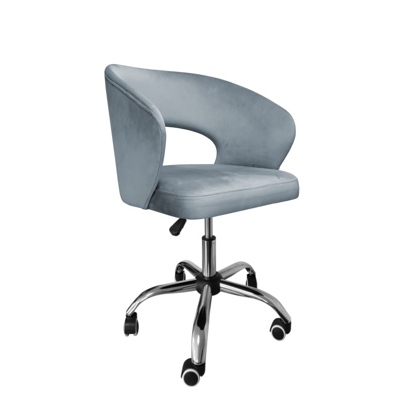 Fotel obrotowy AURA tkanina Welur krzesło biurowe