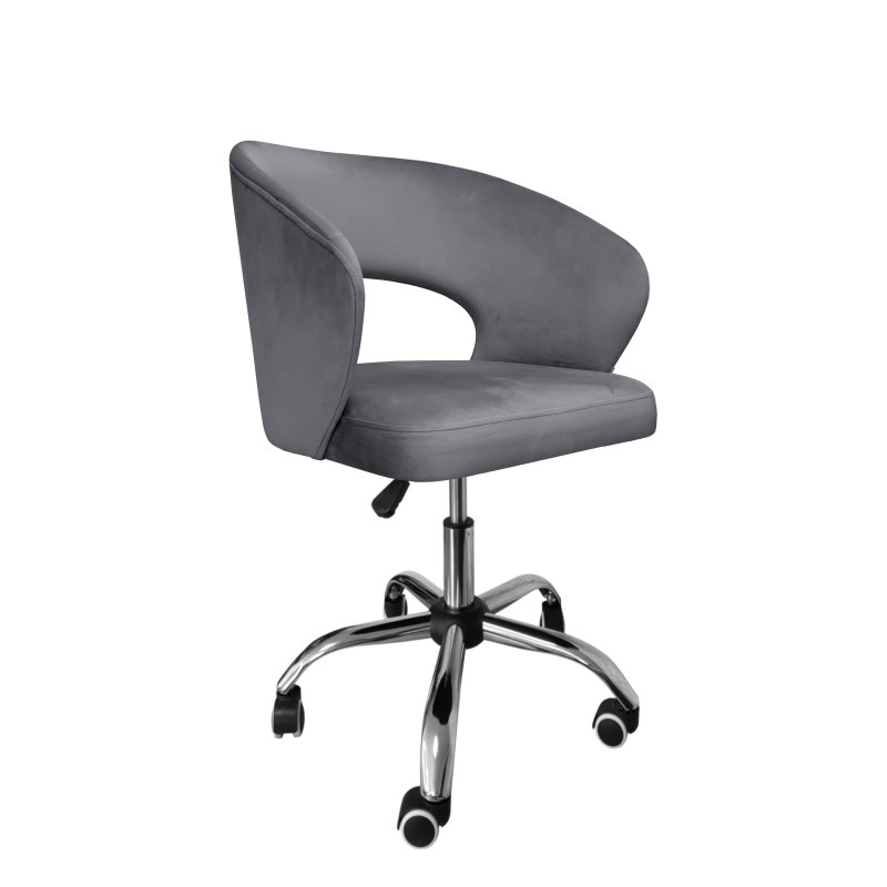 Fotel obrotowy AURA tkanina Welur krzesło biurowe