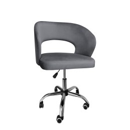 Fotel obrotowy AURA tkanina Welur krzesło biurowe