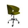 Fotel obrotowy AURA tkanina Welur krzesło biurowe