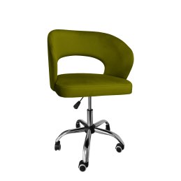 Fotel obrotowy AURA tkanina Welur krzesło biurowe