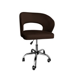 Fotel obrotowy AURA tkanina Welur krzesło biurowe