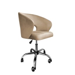 Fotel obrotowy AURA tkanina Welur krzesło biurowe