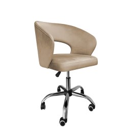 Fotel obrotowy AURA tkanina Welur krzesło biurowe