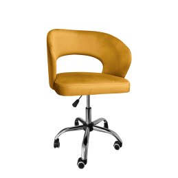 Fotel obrotowy AURA tkanina Welur krzesło biurowe