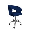 Fotel obrotowy AURA tkanina Welur krzesło biurowe