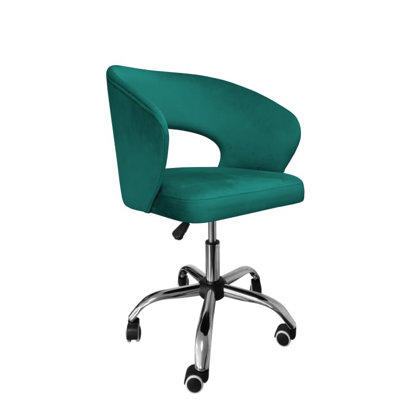 Fotel obrotowy AURA tkanina Welur krzesło biurowe