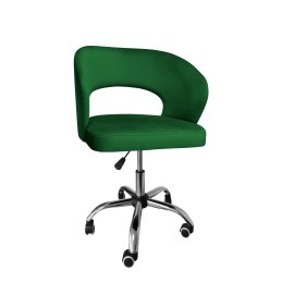 Fotel obrotowy AURA tkanina Welur krzesło biurowe