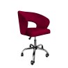 Fotel obrotowy AURA tkanina Welur krzesło biurowe