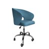 Fotel obrotowy AURA tkanina Welur krzesło biurowe