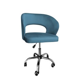 Fotel obrotowy AURA tkanina Welur krzesło biurowe