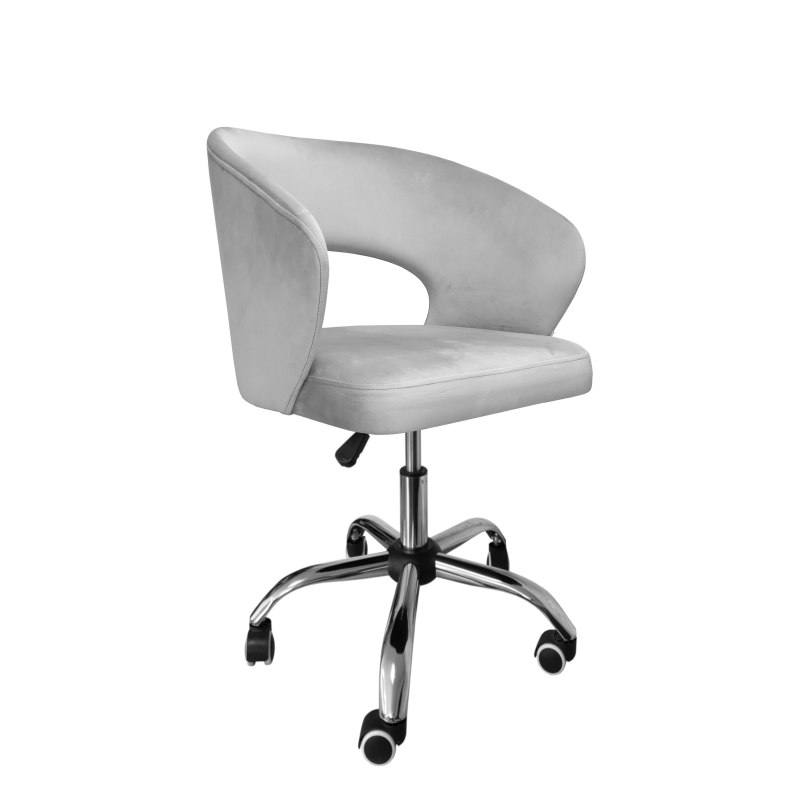 Fotel obrotowy AURA tkanina Welur krzesło biurowe