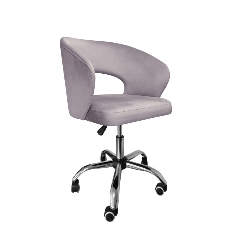 Fotel obrotowy AURA tkanina Welur krzesło biurowe