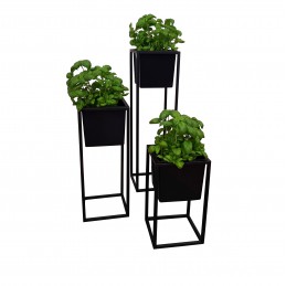 Kwietnik stojący metal LOFT stojak na kwiaty