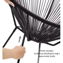 Zestaw mebli ogrodowych Acapulco 2 krzesła + stolik