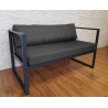 Zestaw mebli ogrodowych sofa + 2 fotele + stolik