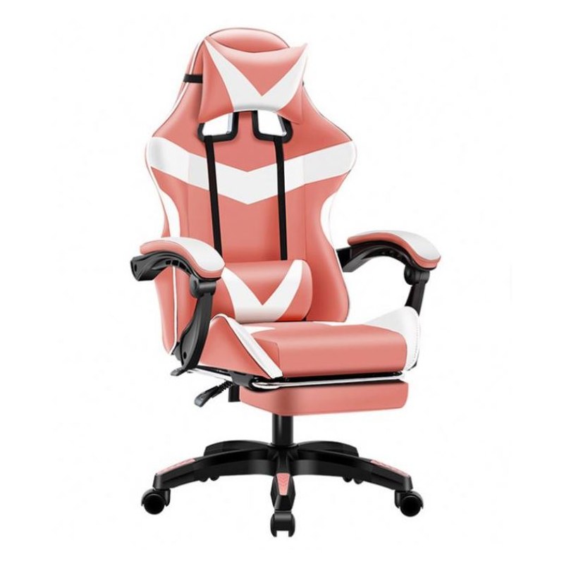 Fotel gamingowy, siedzenie gamingowe RACER czerwony