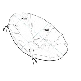 Poduszka puchowa Acapulco wodoodporna beż