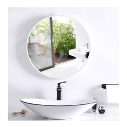 Lustro LOFT ścienne okrągłe łazienkowe do salonu sypialni loftowe Industrialne minimalistyczne