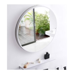 Lustro LOFT ścienne okrągłe łazienkowe do salonu sypialni loftowe Industrialne minimalistyczne