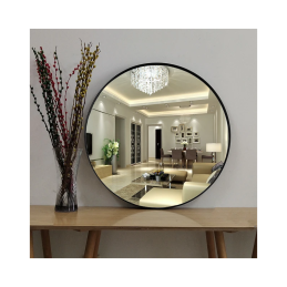 Lustro LOFT ścienne okrągłe łazienkowe do salonu sypialni loftowe Industrialne minimalistyczne