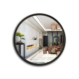 Lustro LOFT ścienne okrągłe łazienkowe do salonu sypialni loftowe Industrialne minimalistyczne