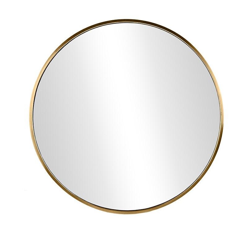 Lustro LOFT ścienne okrągłe łazienkowe do salonu sypialni loftowe Industrialne minimalistyczne