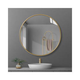 Lustro LOFT ścienne okrągłe łazienkowe do salonu sypialni loftowe Industrialne minimalistyczne