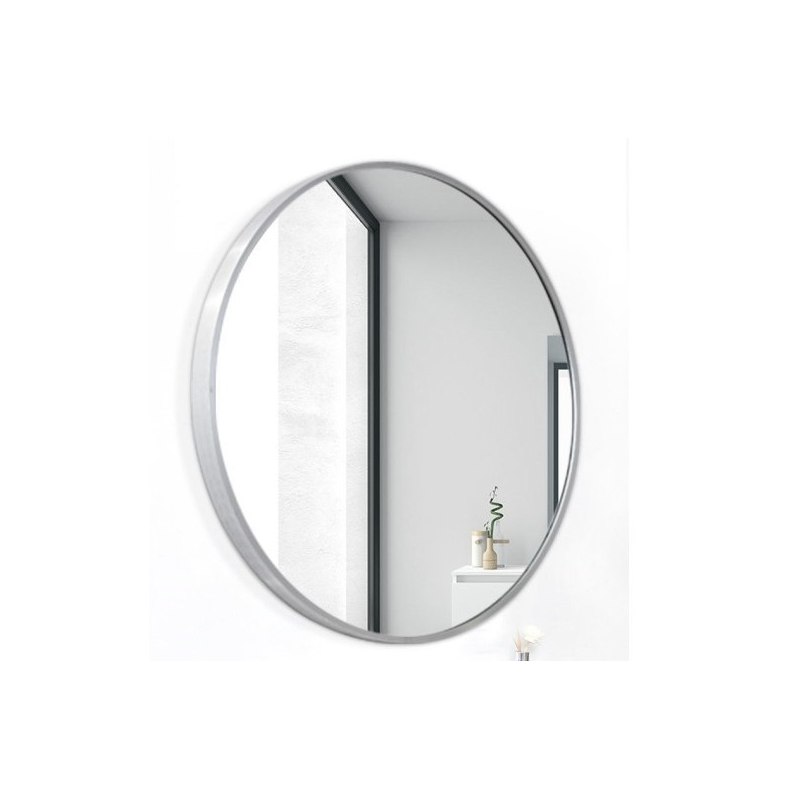 Lustro LOFT ścienne okrągłe łazienkowe do salonu sypialni loftowe Industrialne minimalistyczne