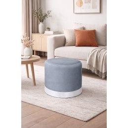 Pufa LUX elegancka podstawa metalowa