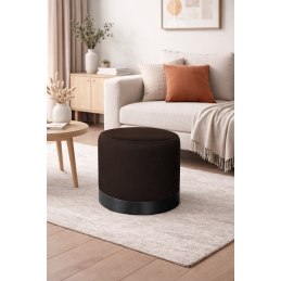 Pufa LUX elegancka podstawa metalowa