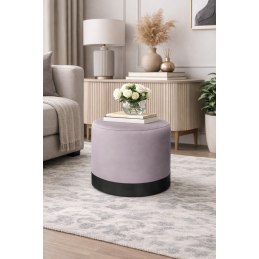 Pufa LUX elegancka podstawa metalowa